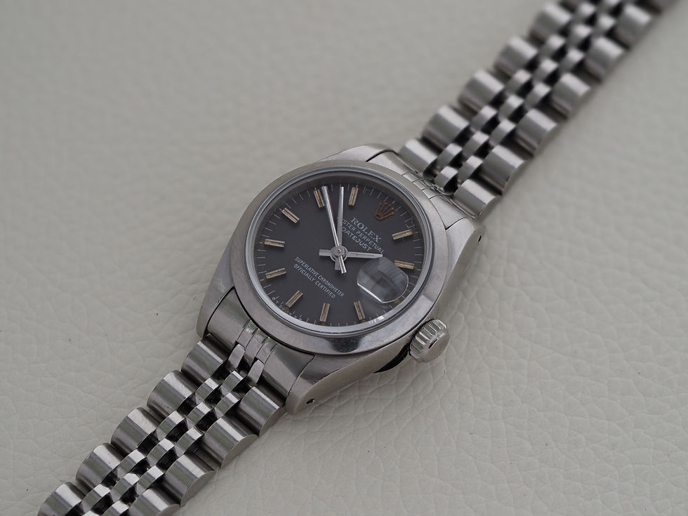 Thumbnail: Rolex Ladie's Datejust 69160 Sigma Grey Dial Box Papers 1990