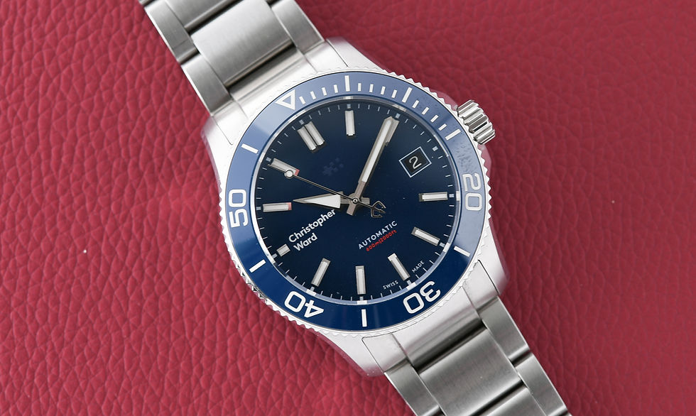 Miniature : Christopher Ward C60 Trident Pro 600m Dive Watch Box Papers