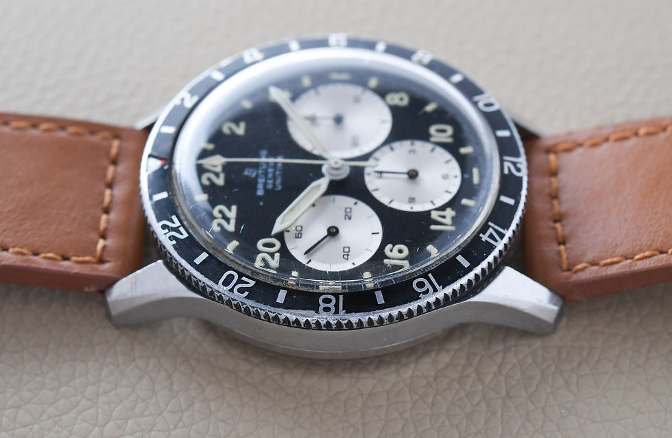 Thumbnail: Breitling Unitime 1765 Chronograph 42mm 1965-68