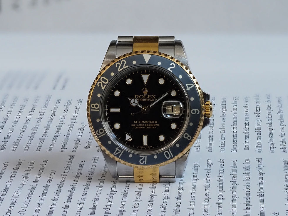 Miniature : Rolex GMT-Master II 16713 40mm Two Tone SEL 78793A Unpolished2001