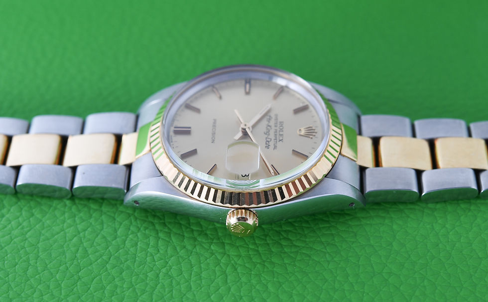 Thumbnail: Rolex Air King Date Xerox Two Tone with 78353 Bracelet Box Papers 1988
