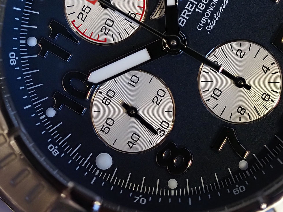 Thumbnail: Breitling Super Avenger Chronograph A13370 Blue Dial 48mm