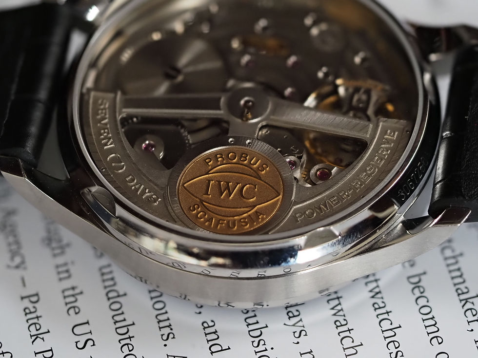 Thumbnail: IWC Portugieser IW500109 42mm 7 Day Power Reserve Black Dial