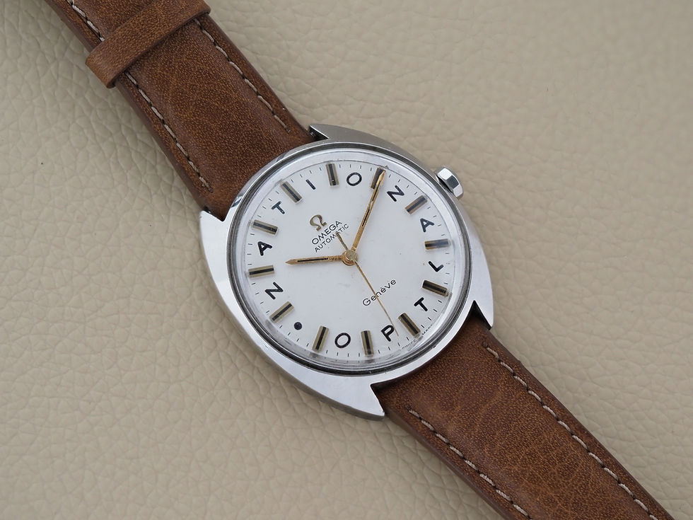 Miniature : Omega Genève Automatic National Optical 165.026 Steel 35mm