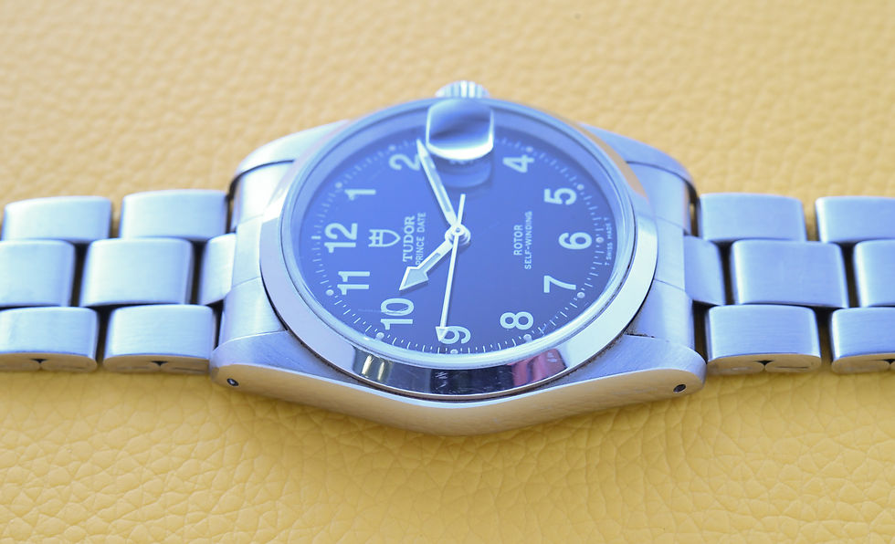 Thumbnail: Tudor Prince Date 74000N Black Arabic numeral Dial 1996