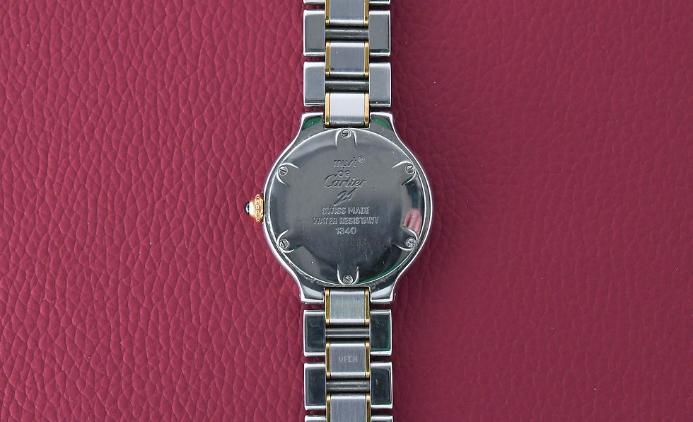 Miniature : Cartier Must De Cartier Ronde 1340 Quartz 28mm Early 1990's
