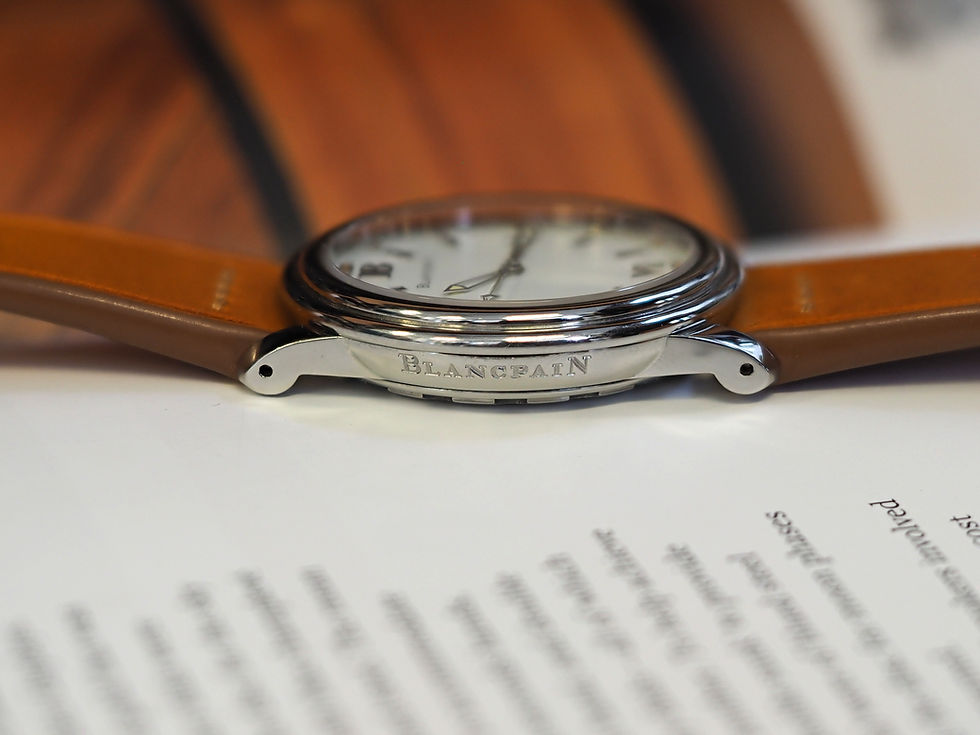 Miniature : Blancpain Leman Ultra Slim 2100-1127-53 White Dial