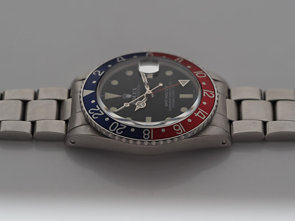 Miniature : Rolex GMT Matte Dial 16750 1981 Box Papers Bill