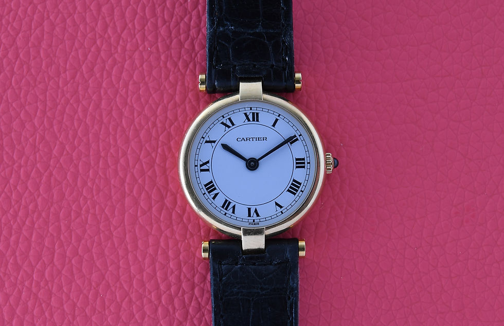 Cartier Vendome 8100 1990's 18k Yellow Gold 30mm