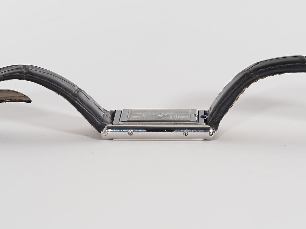 Thumbnail: Cartier Tank Basculante 2405 24x35mm Anthracite Dial