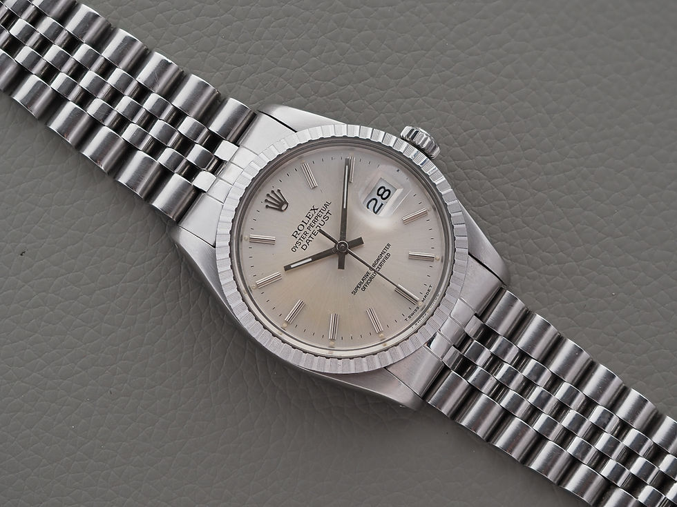 Thumbnail: Rolex Datejust 36mm 16030 Silver Dial 62510H Jubilee 1983