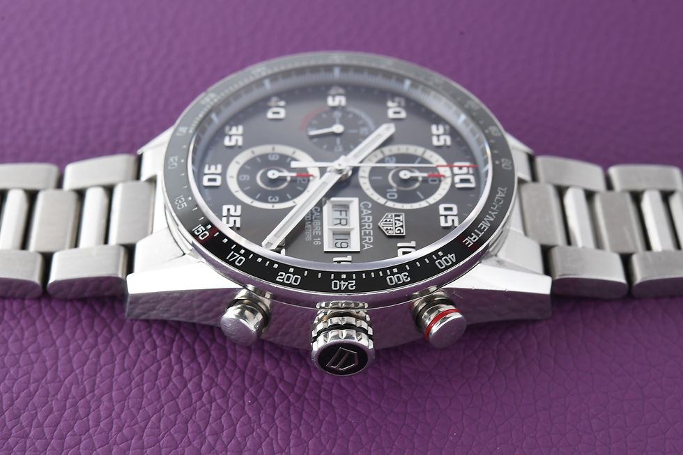 Thumbnail: Tag Heuer Carrera Chrograph Cal 16 CV2A1U Racing Dial