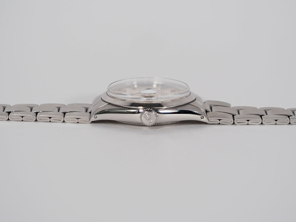 Thumbnail: Rolex Oyster Perpetual Date 34mm Ref 1500 Silver Dial 1970