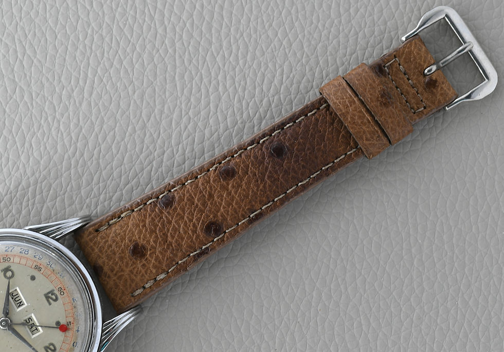 Thumbnail: Movado Calendomatic Stainless Steel Triple Date Bumper Automatic