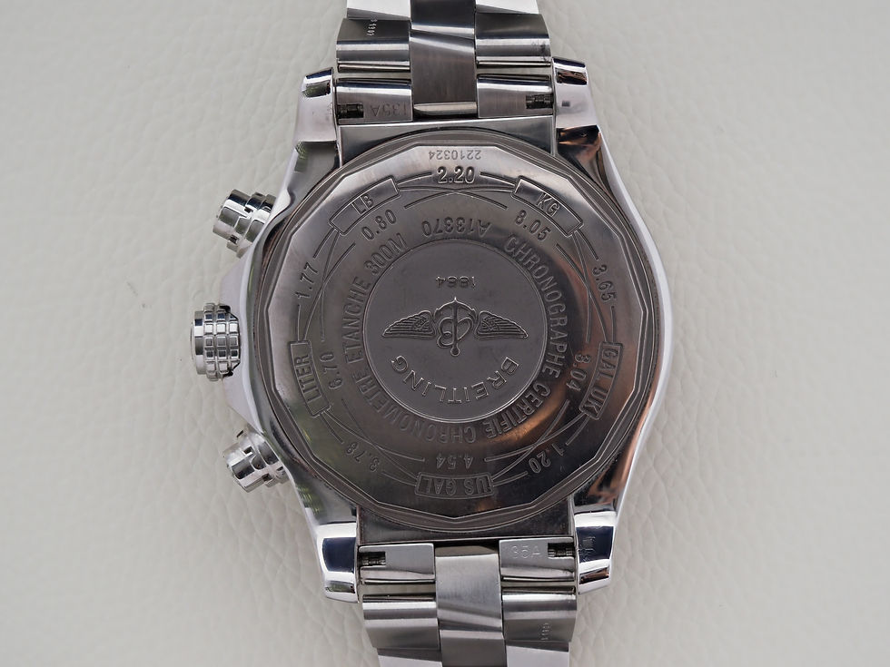 Thumbnail: Breitling Super Avenger Chronograph A13370 Blue Dial 48mm