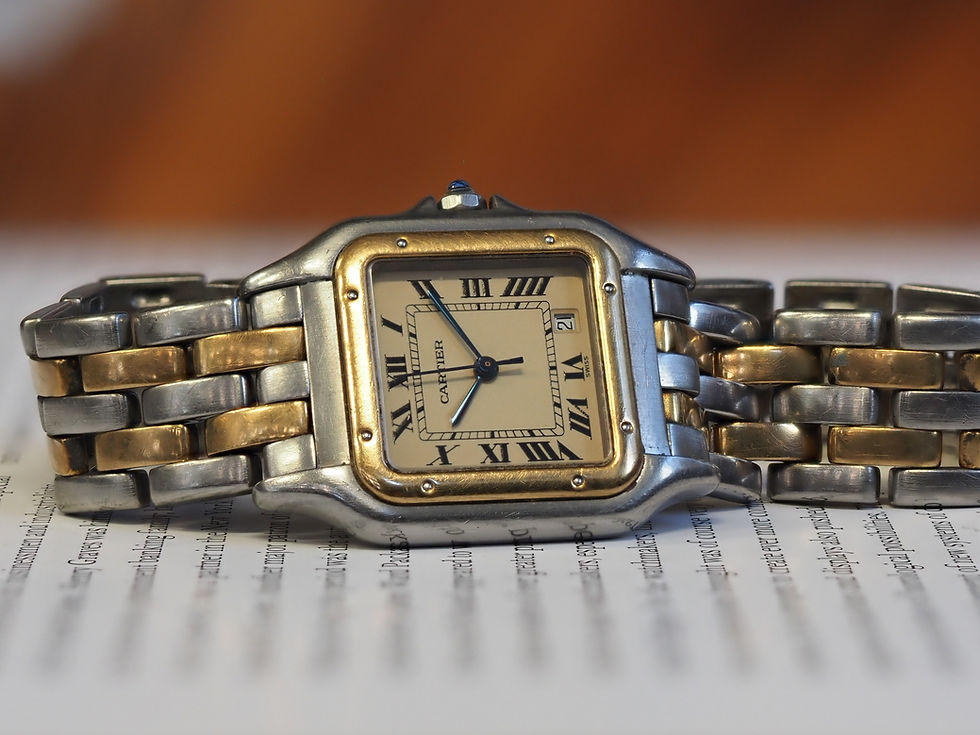 Miniature : Cartier Panthère 27mm 183949 Two Row Gold 8 Inches