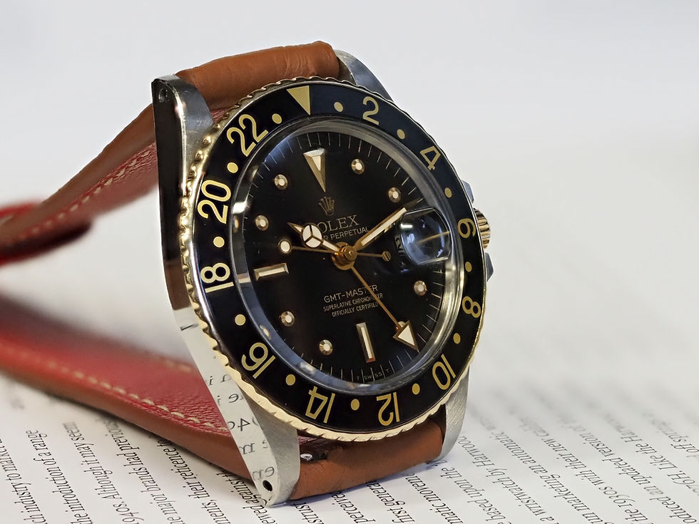Thumbnail: Rolex GMT Master 1675 Two Tone Black Nipple Dial 1976