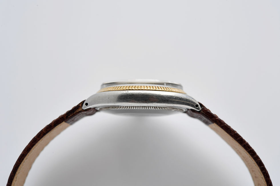 Miniature : Rolex Explorer 5501 Gilt 3 6 9 Cadran gaufré 1961