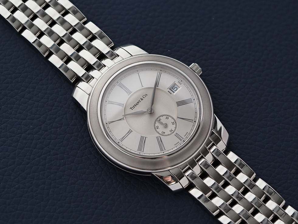 Miniature : Tiffany & Co Resonator Subseconds Quartz 37mm Silver Dial