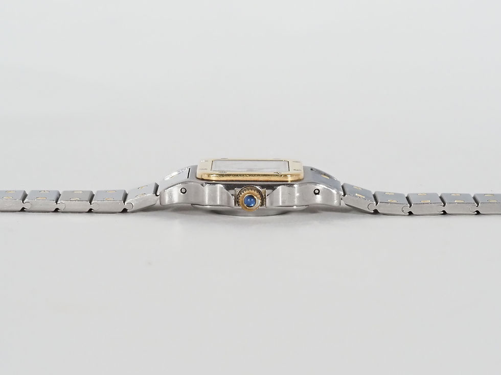 Miniature : Cartier Santos Carree Ladies 0902 Automatic 24mm Two Tone