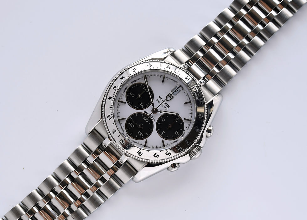 Thumbnail: Tudor Monarch 15900 Quartz Chronograph Box Papers