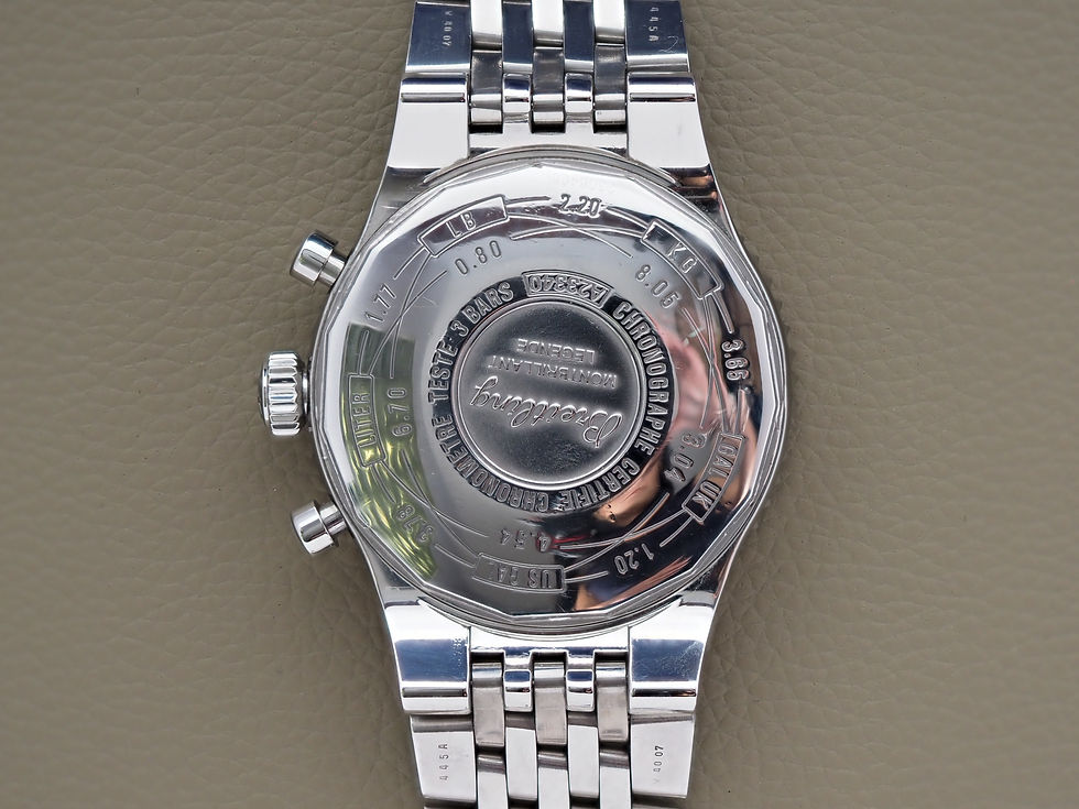 Thumbnail: Breitling Montbrillant Legende A23340 46mm White Dial Chronograph