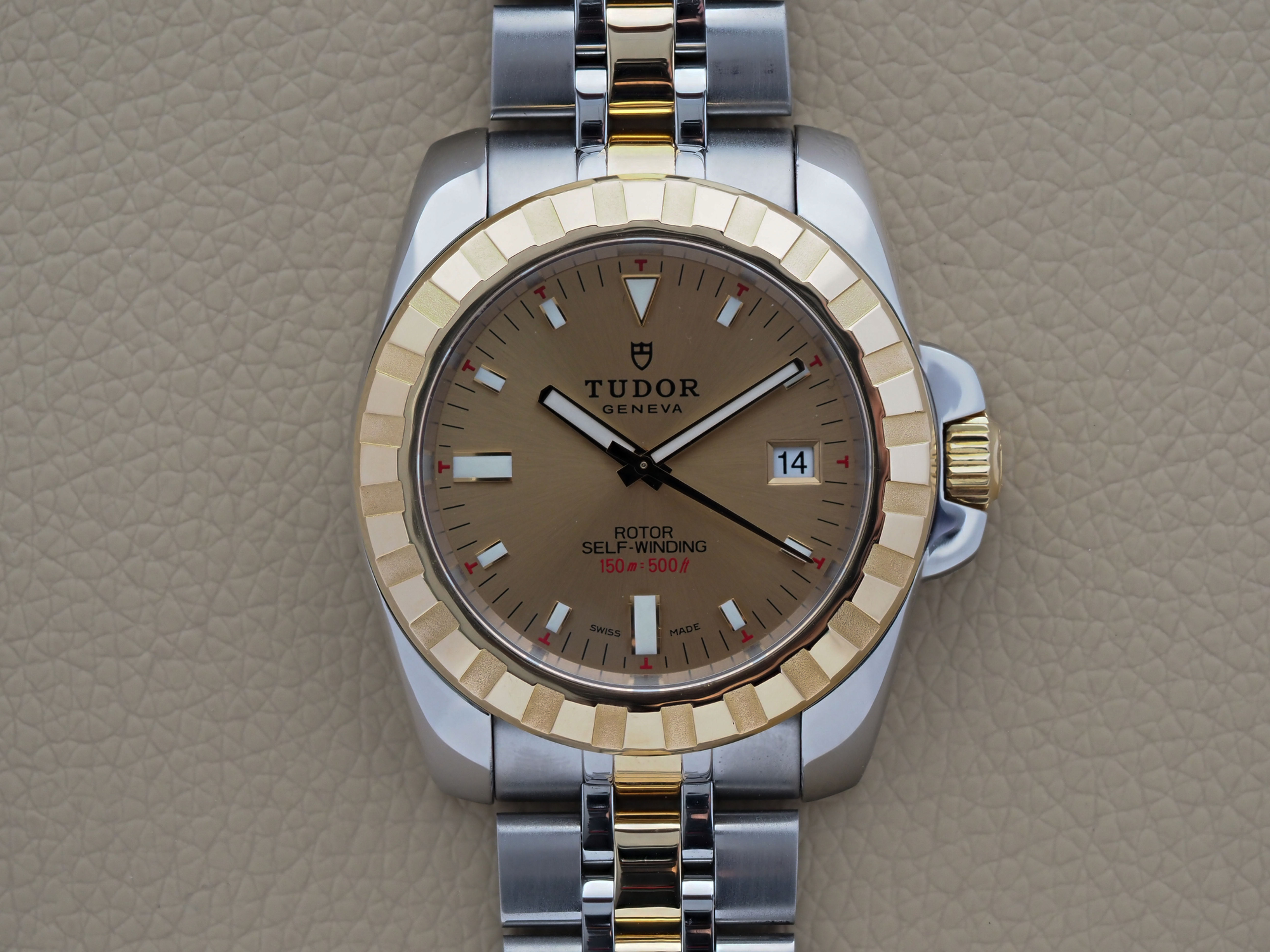 Tudor Classic Date Two Tone 40mm 20013 Box Papers 2011