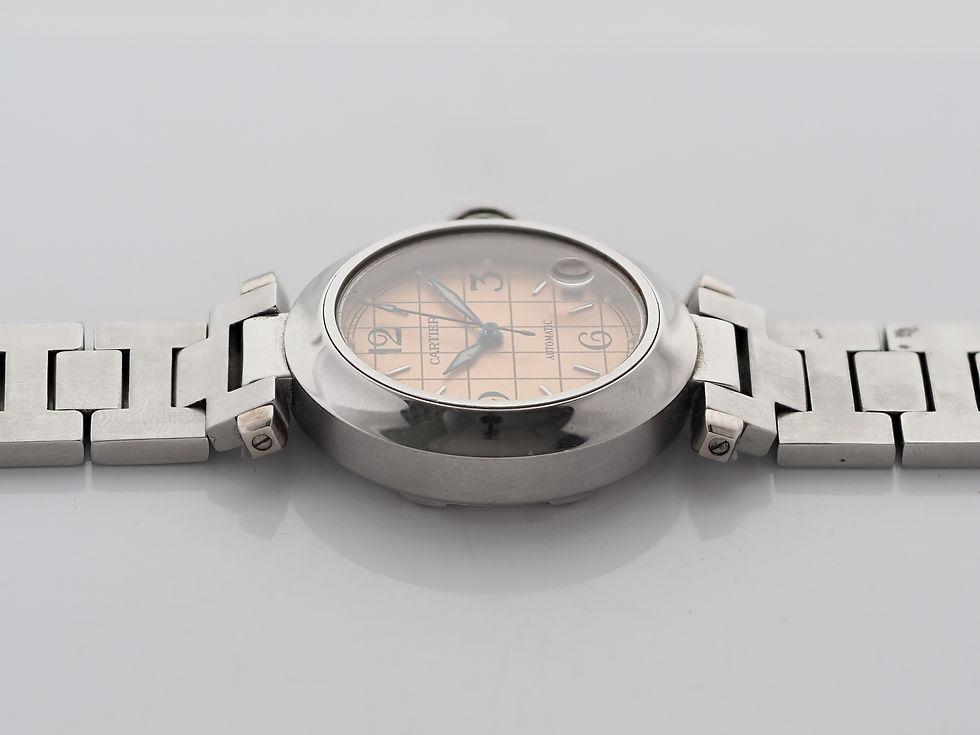 Miniature : Cartier Pasha C 2324 Automatic Salmon Dial 35mm