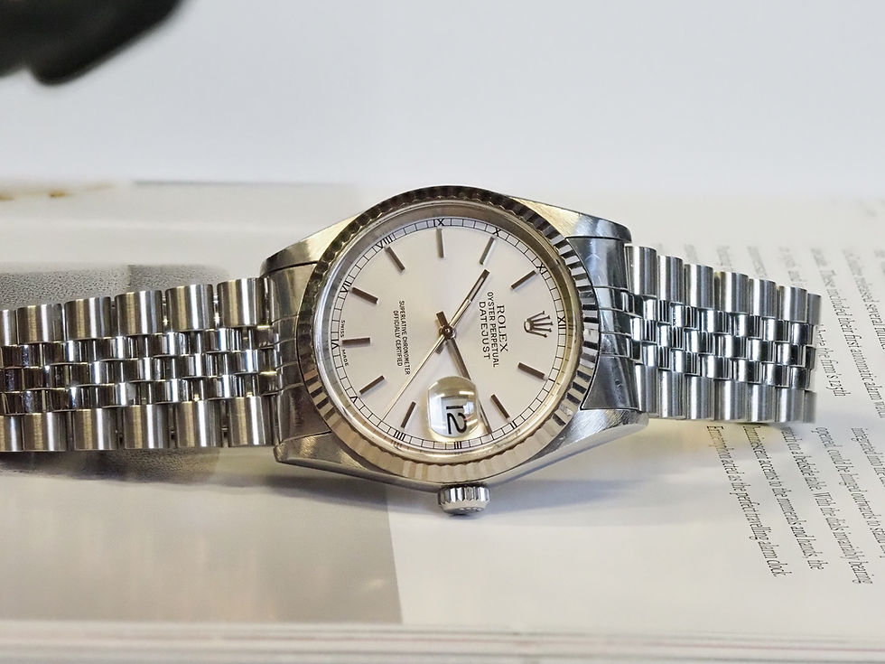 Miniature : Rolex Datejust 36mm 16234 Silver Dial 62510H Jubilee Unpolished 1999