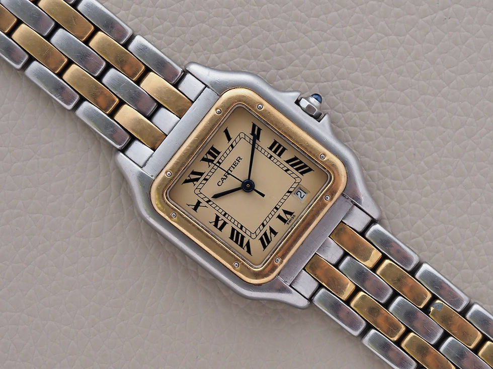 Miniature : Cartier Panthère 27mm 183949 Two Row Gold 8 Inches