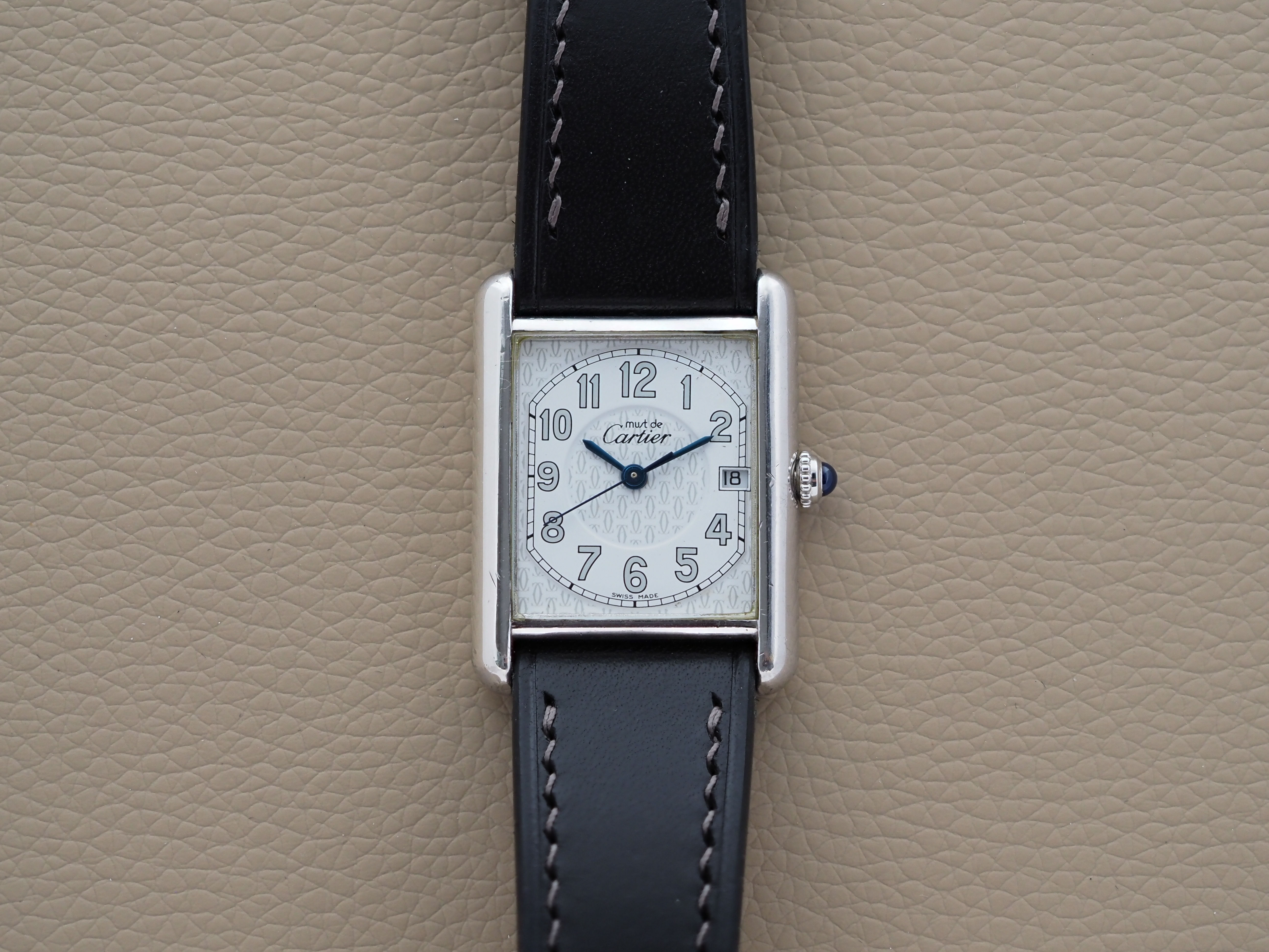 Cartier Tank Must 2414 GM 25.5 x 33mm Silver Case