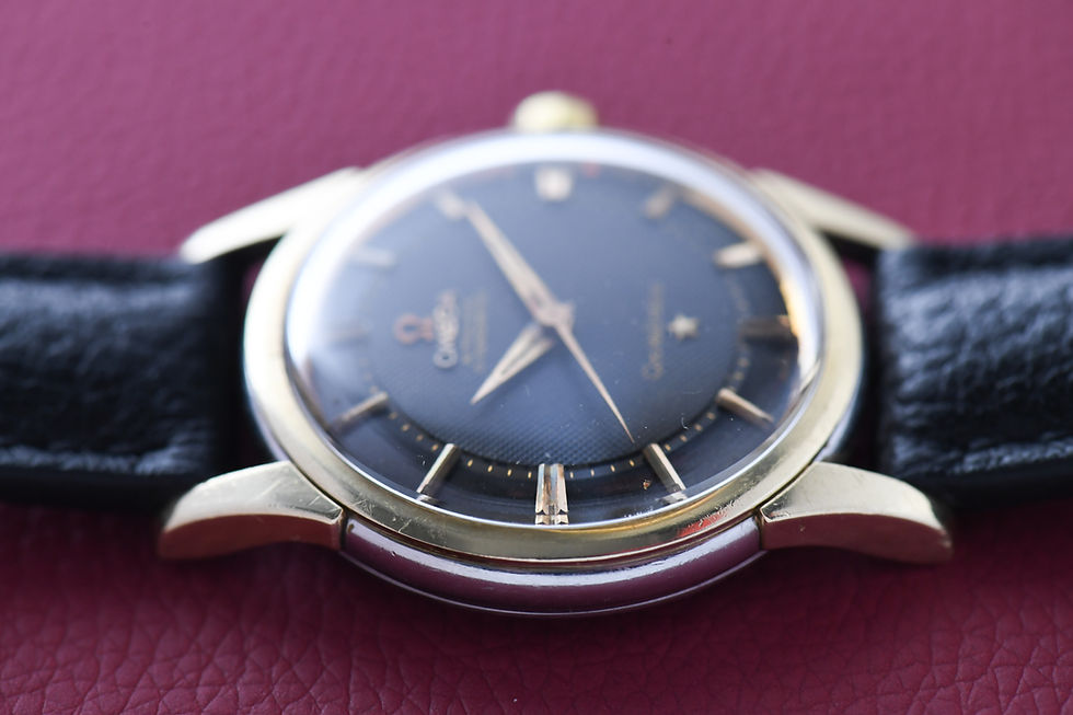 Thumbnail: Omega Constellation 14381 1 SC Black Rail Honeycomb Dial 1959