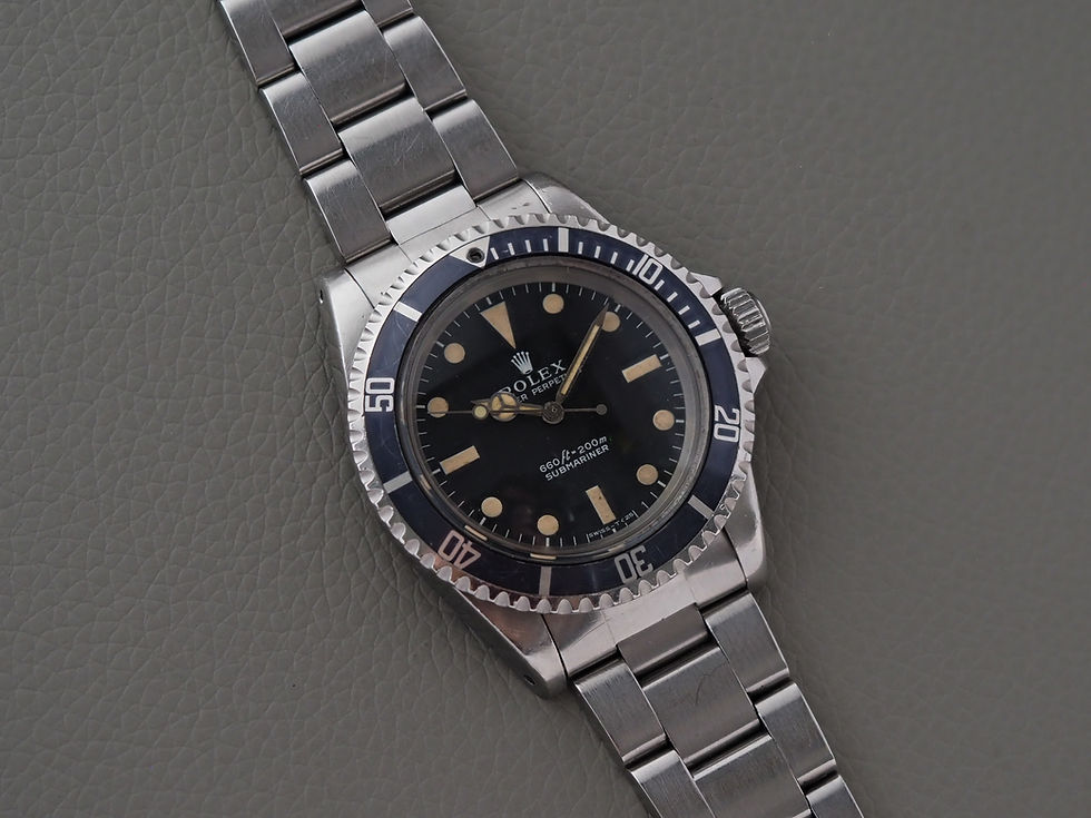 Thumbnail: Rolex Submariner No Date 5513 Nice Mk3 Insert and Patina 1973
