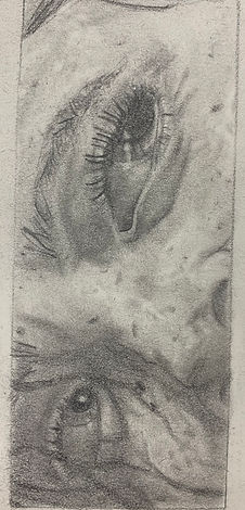 A drawing of Ellie from TLOU 2.