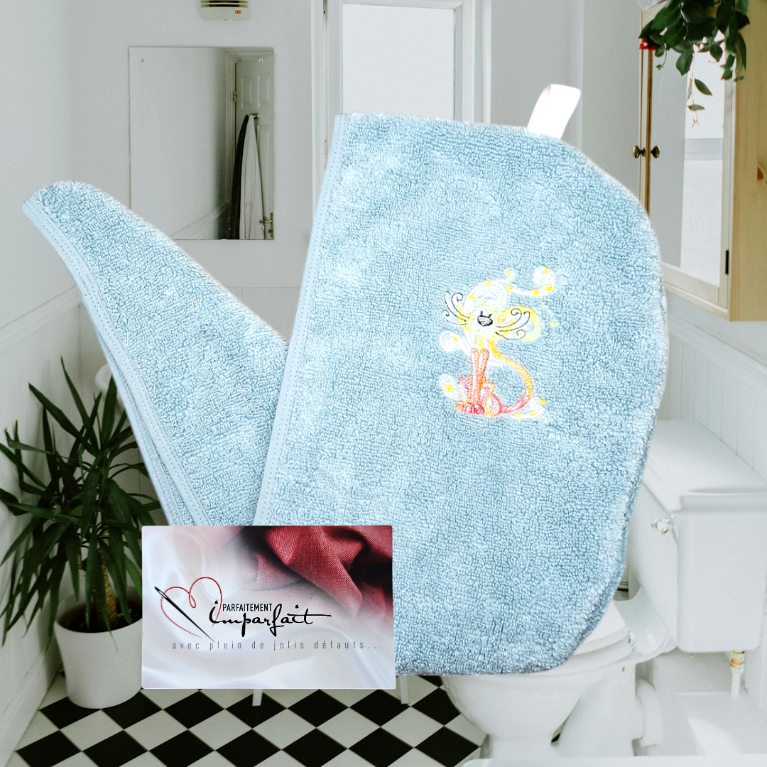 Bonnet sèche cheveux " Chat"