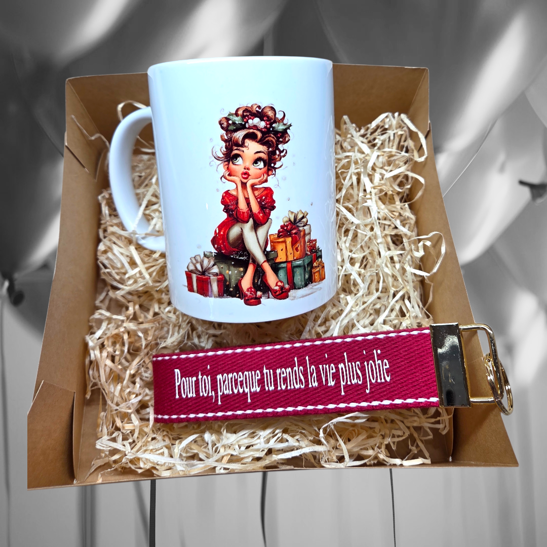 Coffret "Mug +Porte-clé "