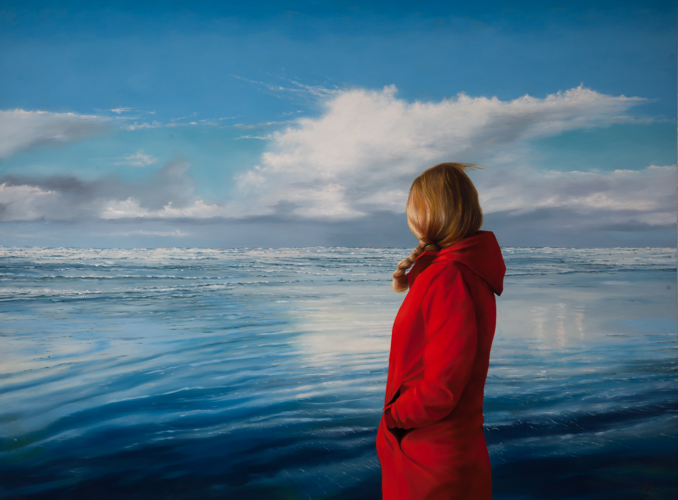 Woman in Red