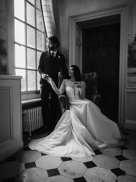 Hedsor House wedding: the bride and groom celebrating their big day with champagne, an amazing sunset, and plenty of love.