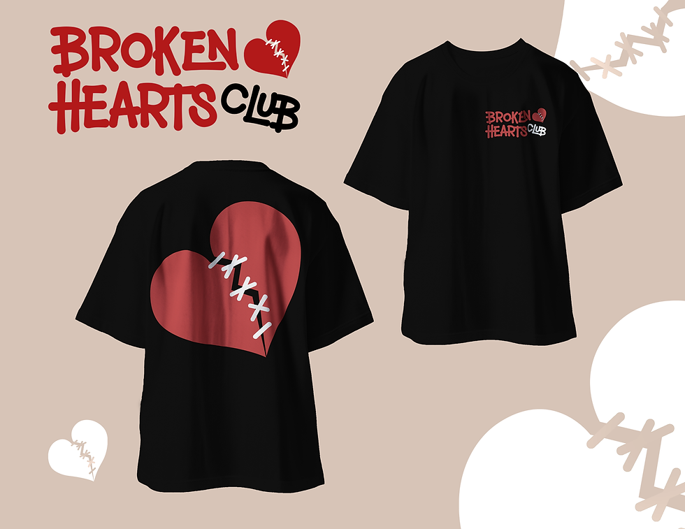 Thumbnail: BROKEN HEARTS CLUB TEE (WHITE)