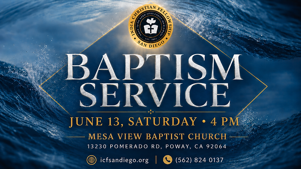 Baptism Service