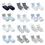 Thumbnail: 12  pack anti slip baby socks - 0 to 6 months (Blue)