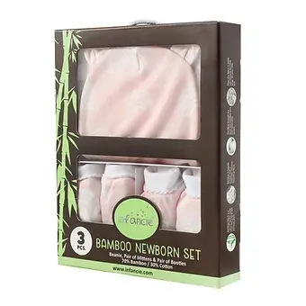 Thumbnail: 3 Pc Newborn Set - Pink