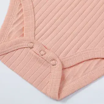 Thumbnail: Baby Ribbed Set - Peach Pink