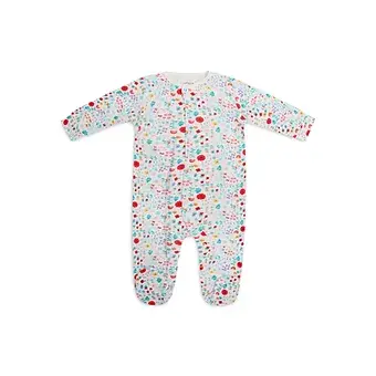 Thumbnail: Pack of 2 Footed Rompers - Bees and Flowers