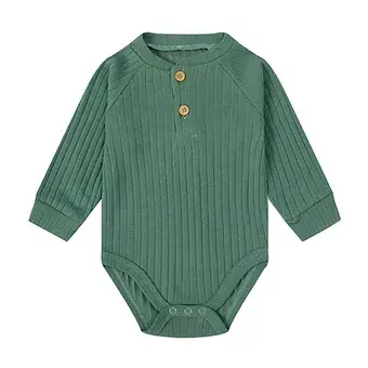 Thumbnail: Baby Ribbed Set - Green
