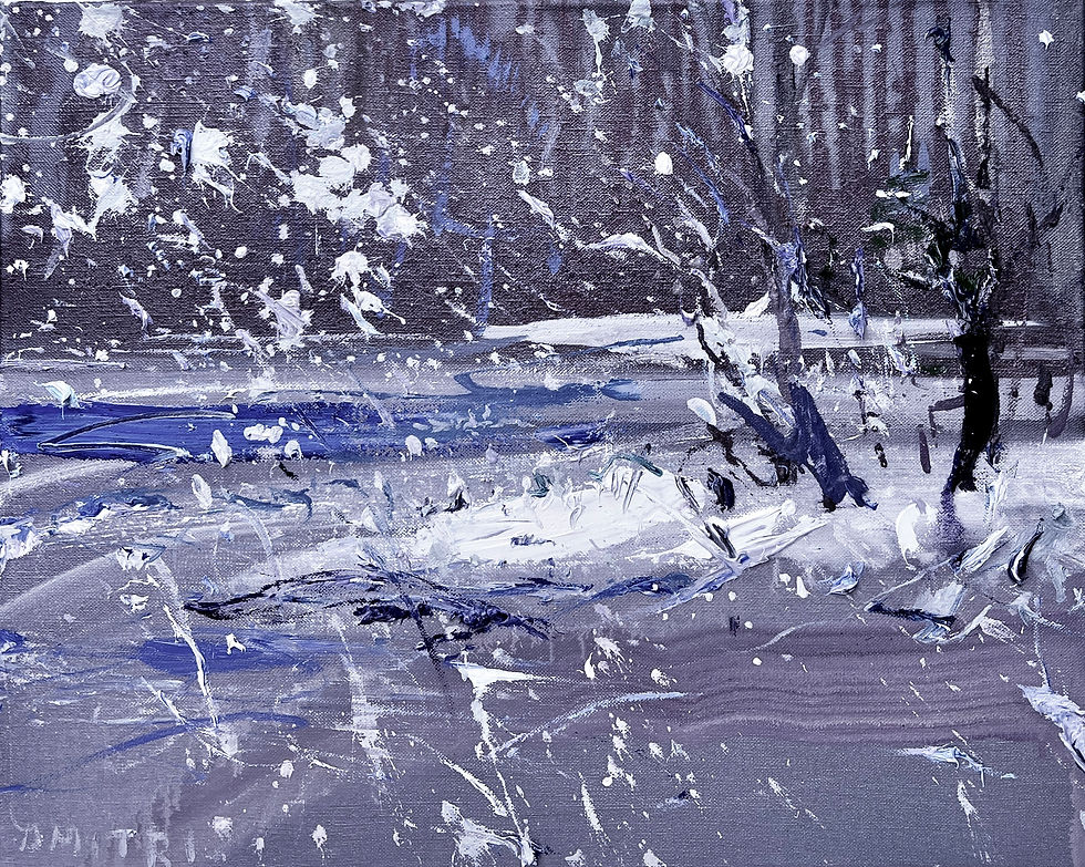 Dmitri Wright Winter Compline. procella opus II 16x20 0il on linen.2026