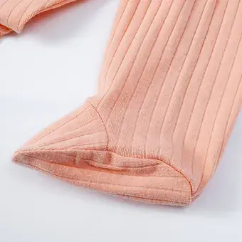 Thumbnail: Baby Ribbed Set - Peach Pink