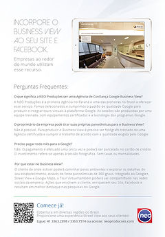 neo produceos, business view, google, trusted agency, folder, flyer, brochure, street view