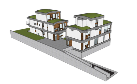 A2: Modelo 3D Maison Jaoul.