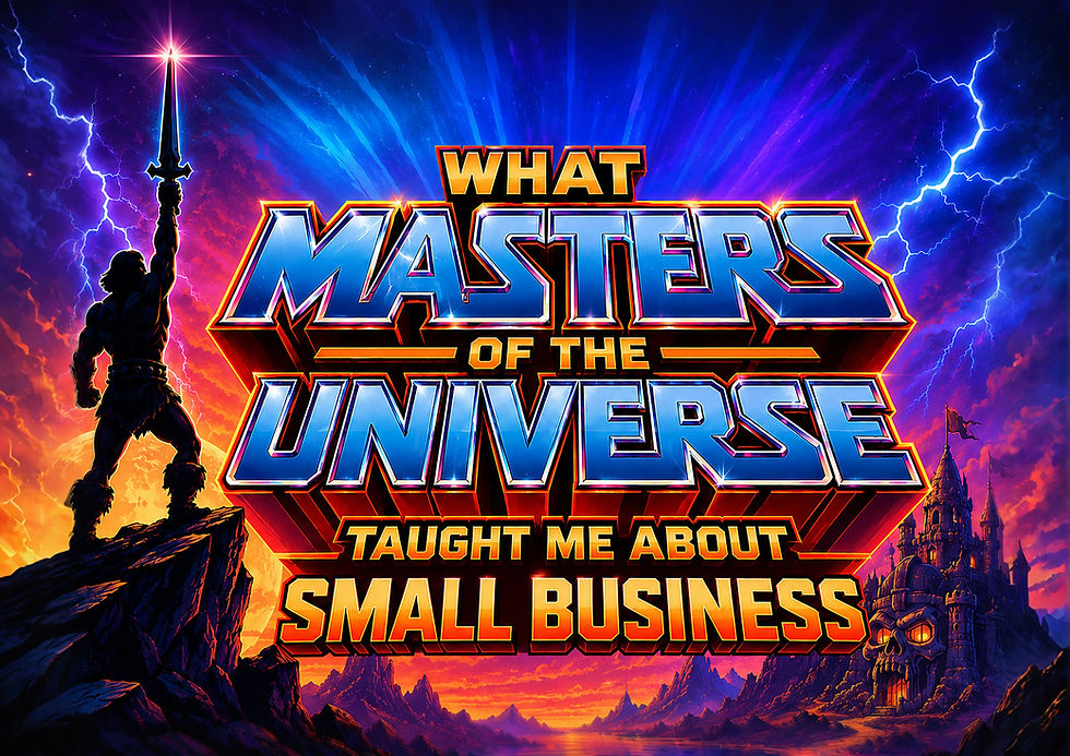 What Masters of the Universe Taught Me About Small Business